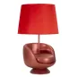 LAMPA NOCNA W STYLU MID-CENTURY CZERWONA Ø 26X43 cm